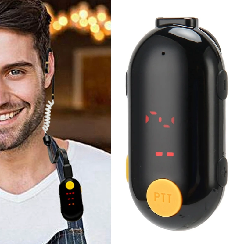 super-sale 2-way-radio-wireless-walkie-talkie-with-earpiece-ear-hanging-2-way-radio-for-hotel-shopping-mall-supermarket-hospital