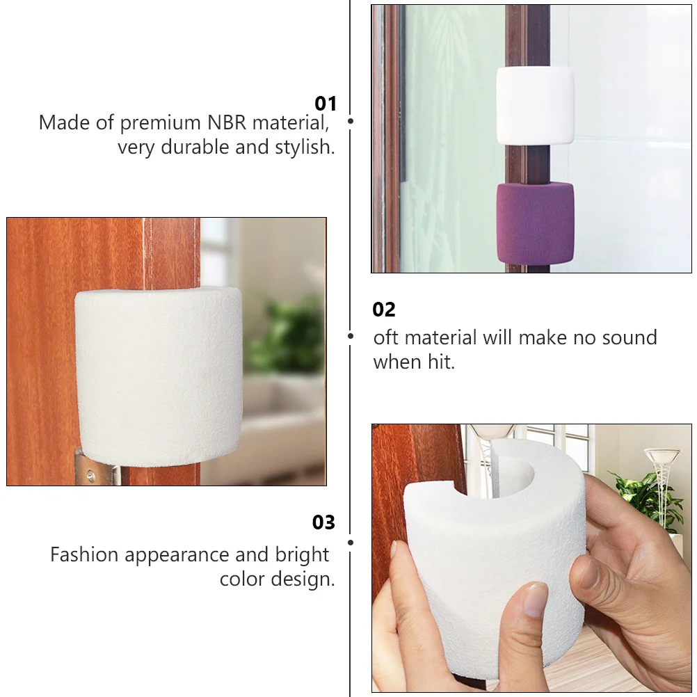 

2 шт., противошумный защитный дверной стопор, прочный мягкий материал NBR, защита от ударов домашней двери, защита для пальцев, защита для детских пальцев