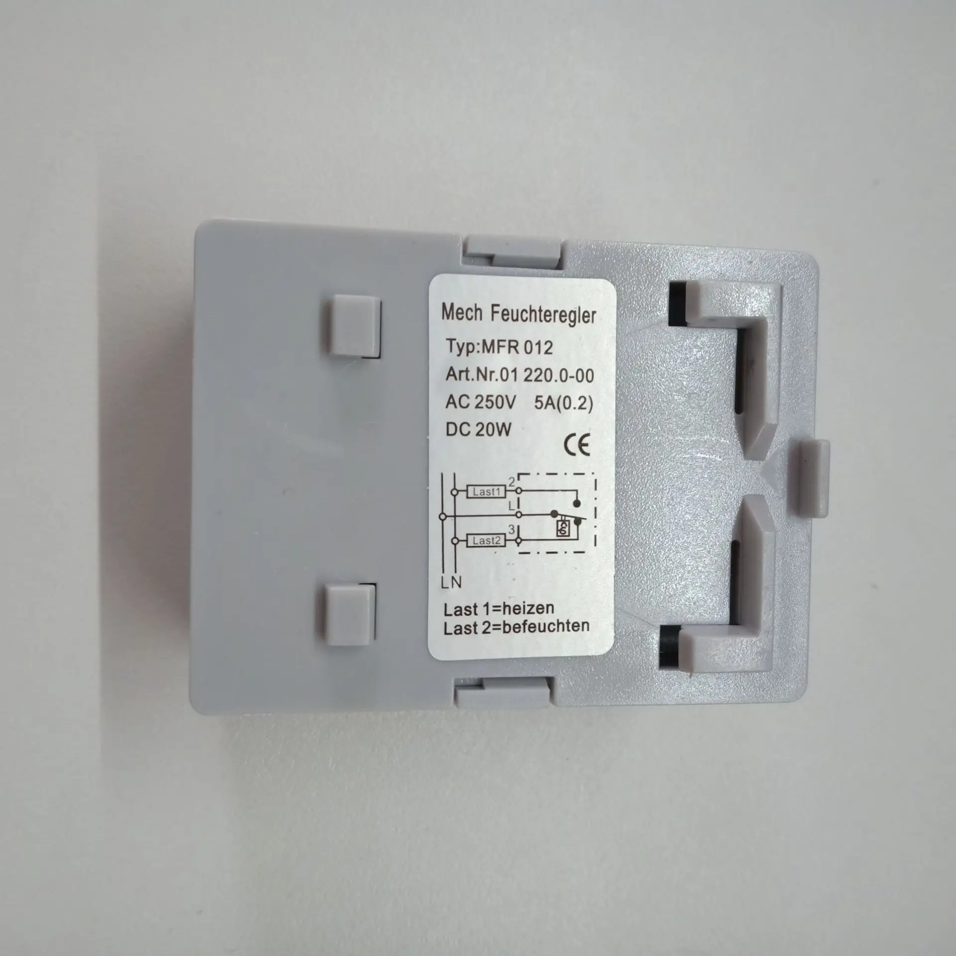 Mechanischer Controller/Feuchtigkeitsschalter MFR012 35–95 %