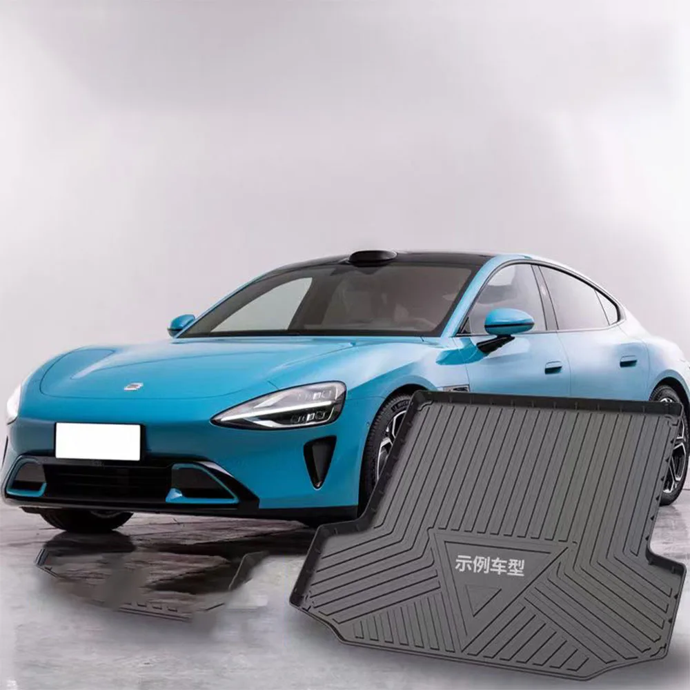 

Car Trunk Mats For Xiaomi Su7 2024 Waterproof Rear Backrest Protection Cushion TPE Trunk Tray Floor Mat