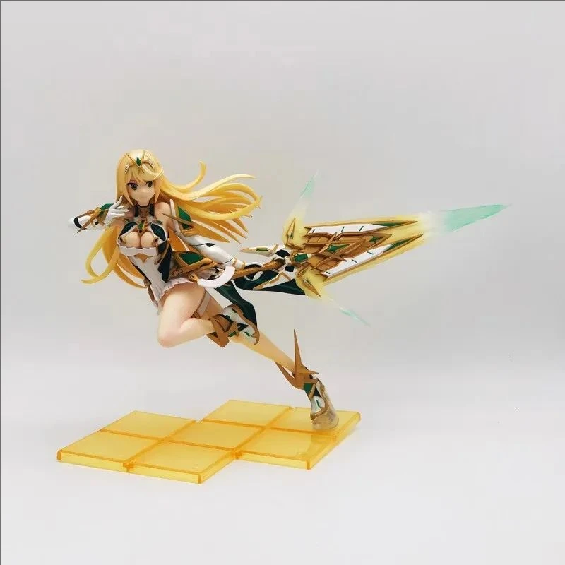21cm Xenoblade Chronicles 2 Pyra And Mythra Game Girl Figure Model Statue Boys Collection Desktop Decoration Ornament Toys Gifts
