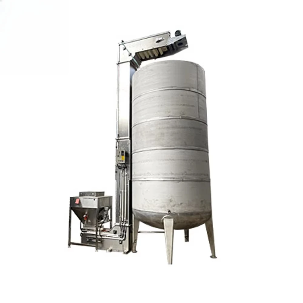 TD400 New Condition Cement Bucket Elevator Spare Parts with Hopper & Motor Brake for Manufacturing Plant