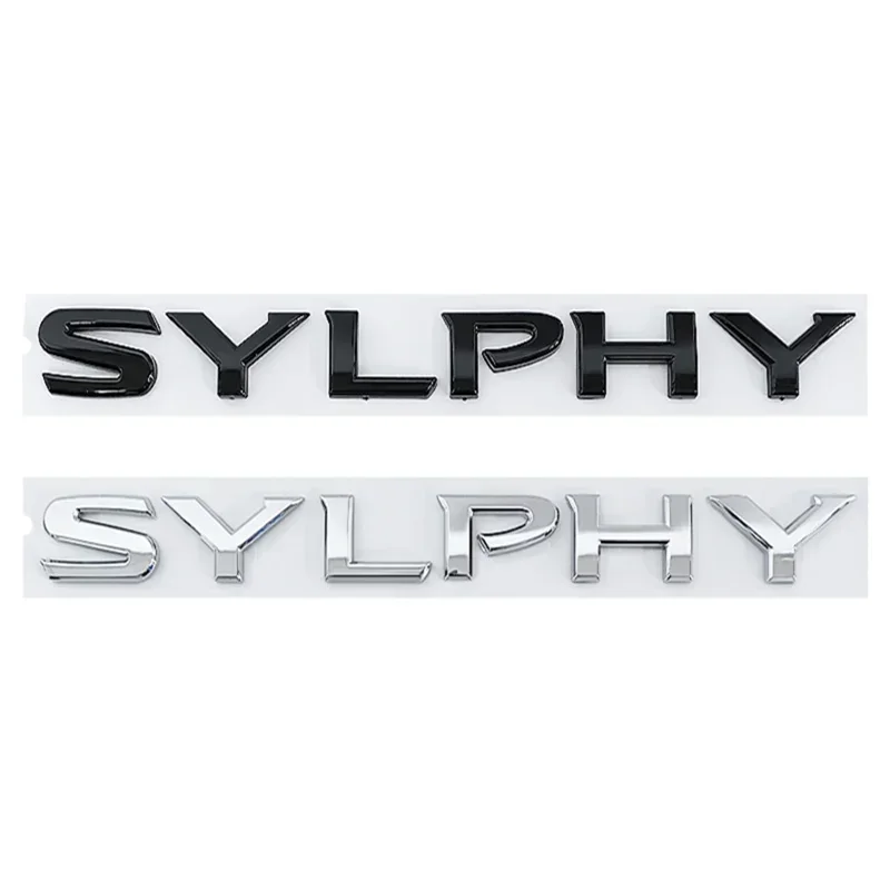 for Nissan SYLPHY ABS Sticker Car Body Trunk Emblem Side Badge Auto Rear Letter Decal Decoration Accessories
