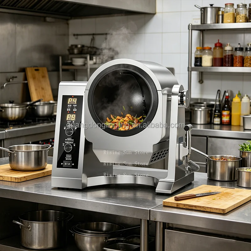 Intelligent console automatic wok Multifunctional  wok, suitable for small catering industry