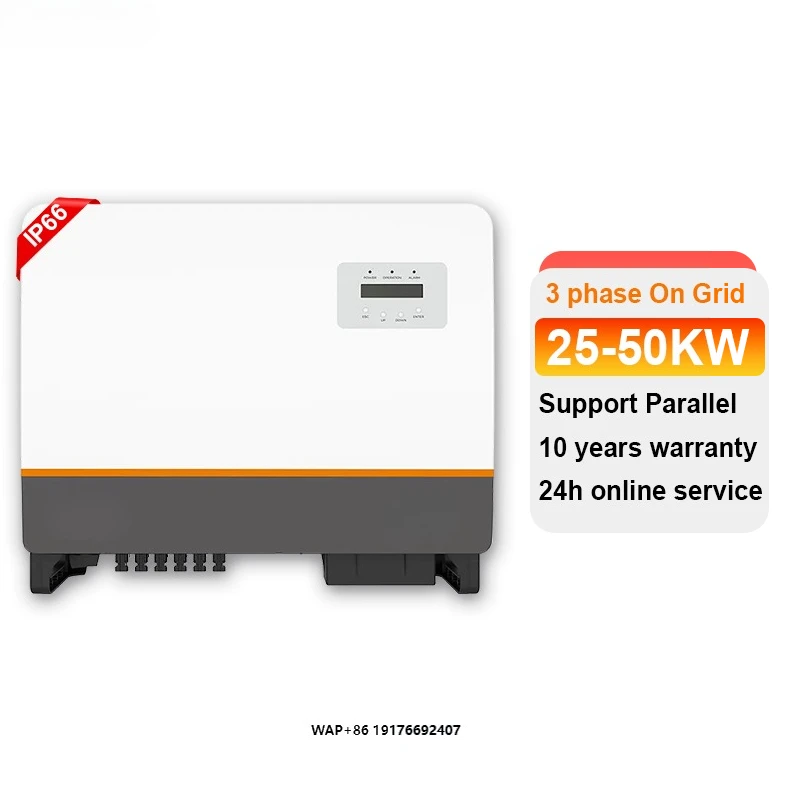 Solis Solar Inverter on Grid 3 Phases 25Kw 30Kw 40Kw 50Kw 50Kva Solar Power Inverter Pure Sine Wave