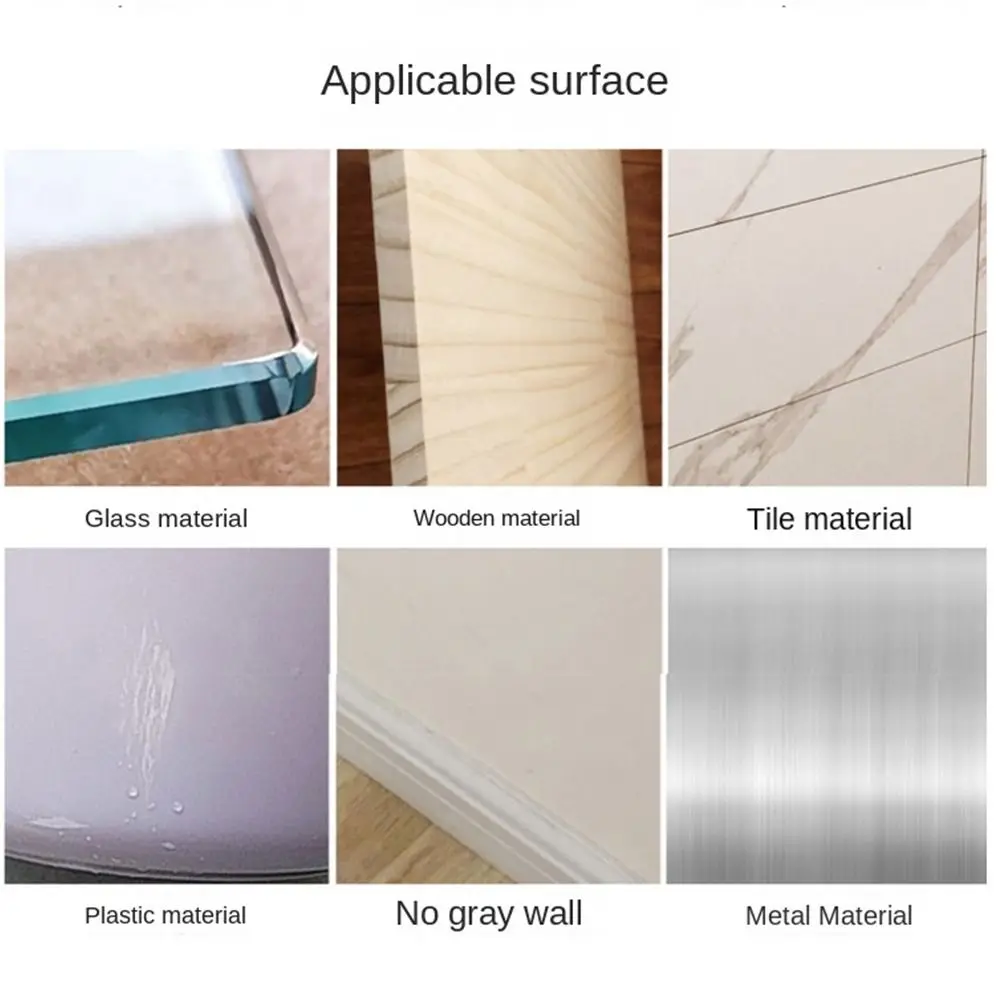 

Non-punch Self Adhesive Hidden Silicone Door Buckle Bumper Wall Protector Door Suction Door Stopper Door Holder