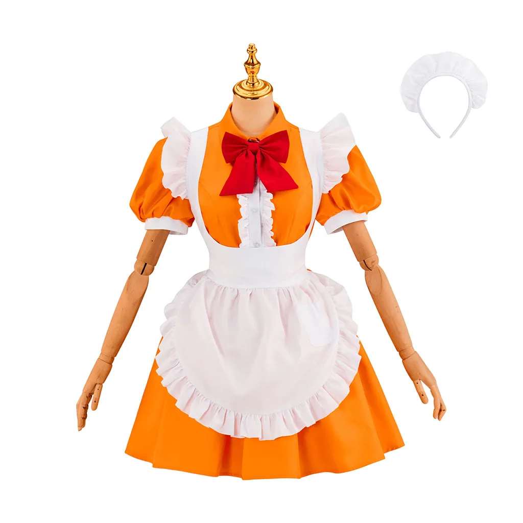 

Cosplaydiy Ace Attorney Costume Maya Fey Cosplay Girl Maid Uniform Lolita Cosplay Anime Fancy Party Costume Halloween Costume