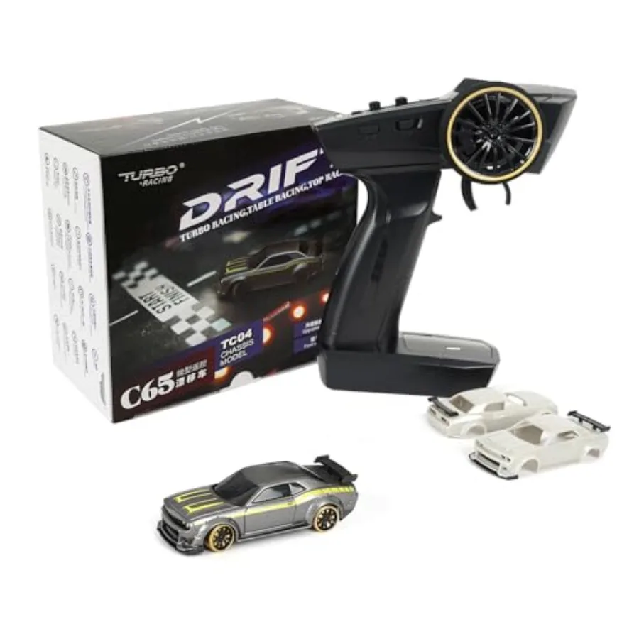 

Радиоуправляемая дрифт-машинка Turbo Racing в масштабе 1:76, 2.4 ГГц, с гироскопом, полностью пропорциональным управлением, готовая к запуску (RTR), для взрослых