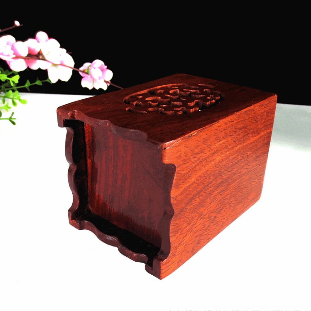 

Wooden Pen Holder Pretty Holds Stationery Organizer Fashion Desk Bamboo Desktop