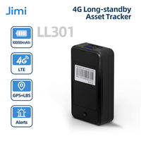 Jimi LL301 4G Magnetic GPS Tracker With Temperature Sensor 10000mAh Battery Real-Time Tracking Alerts Locator For Cars Free APP