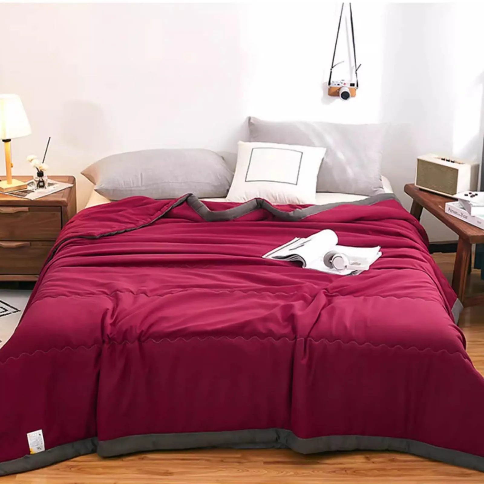 Summer Cooling Blanket For Bed Weighted Blankets For Hot Sleepers Adults Kids Home Couple Bed Air Condition Comforter Quilt