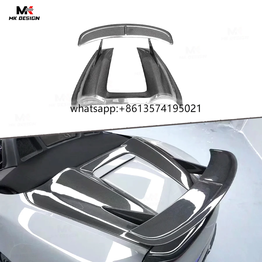 

High Quality Carbon Fiber Hump Rear Spoiler GT Style Wing for Porsche 718 981 982 Convertible Wing Upgrade Auto Part Car Styling