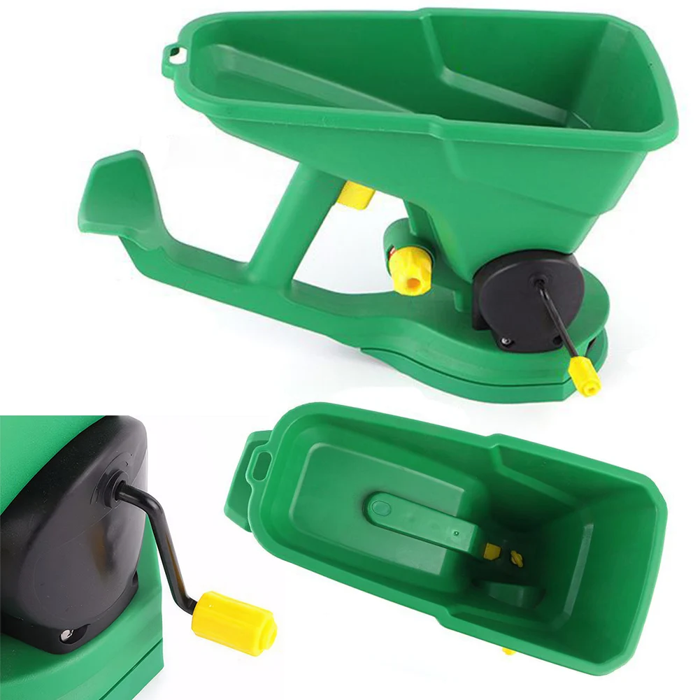 

Handheld Seed Spreader Hand Powered Spreader Adjustable Seed Dispenser Multi-Function Manual Lawn Seeder Gardening Supplies
