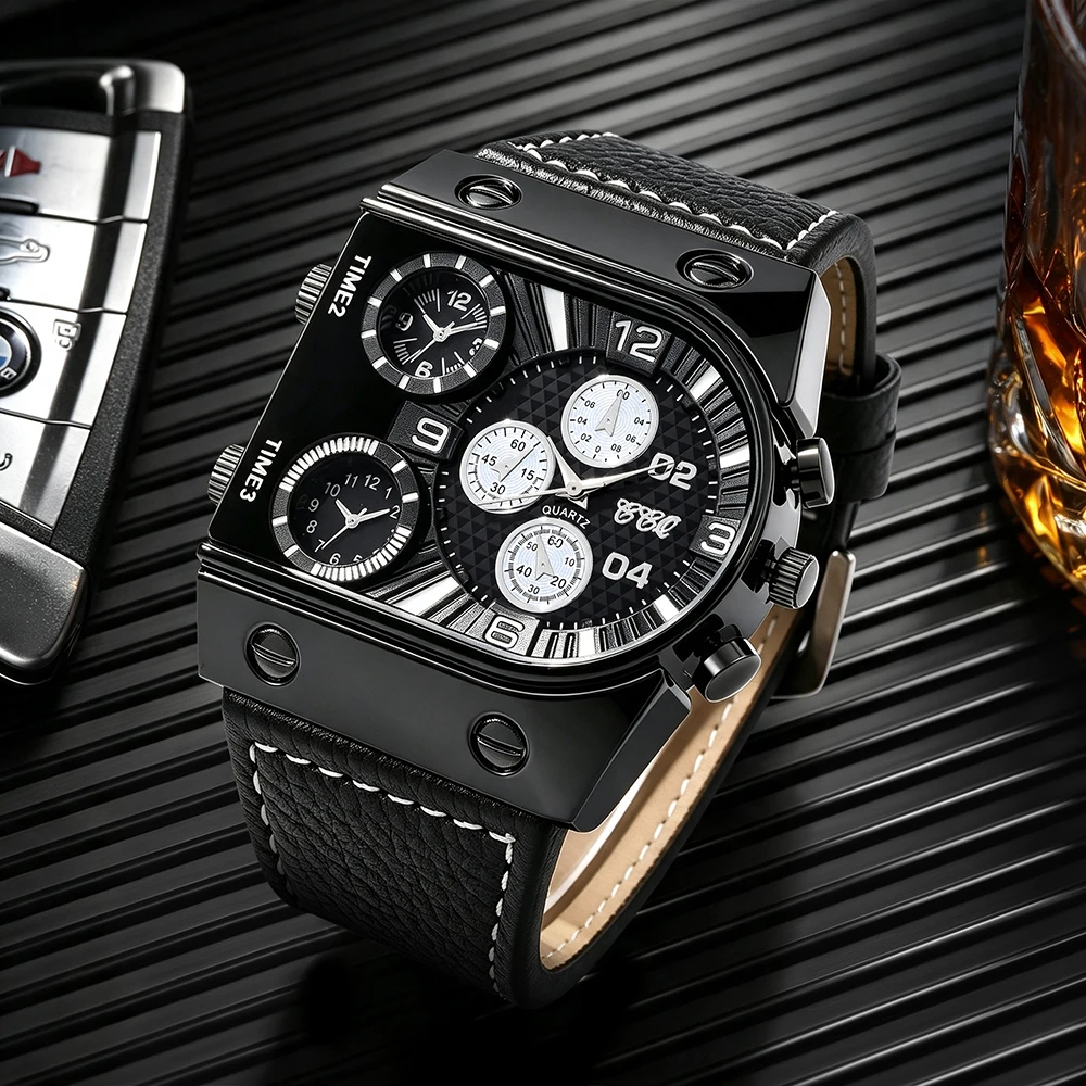 1Pc Handsome Men's Quartz Watch Valentine's Day Birthday Father's Day, Gift Eid Al Adha To Friends