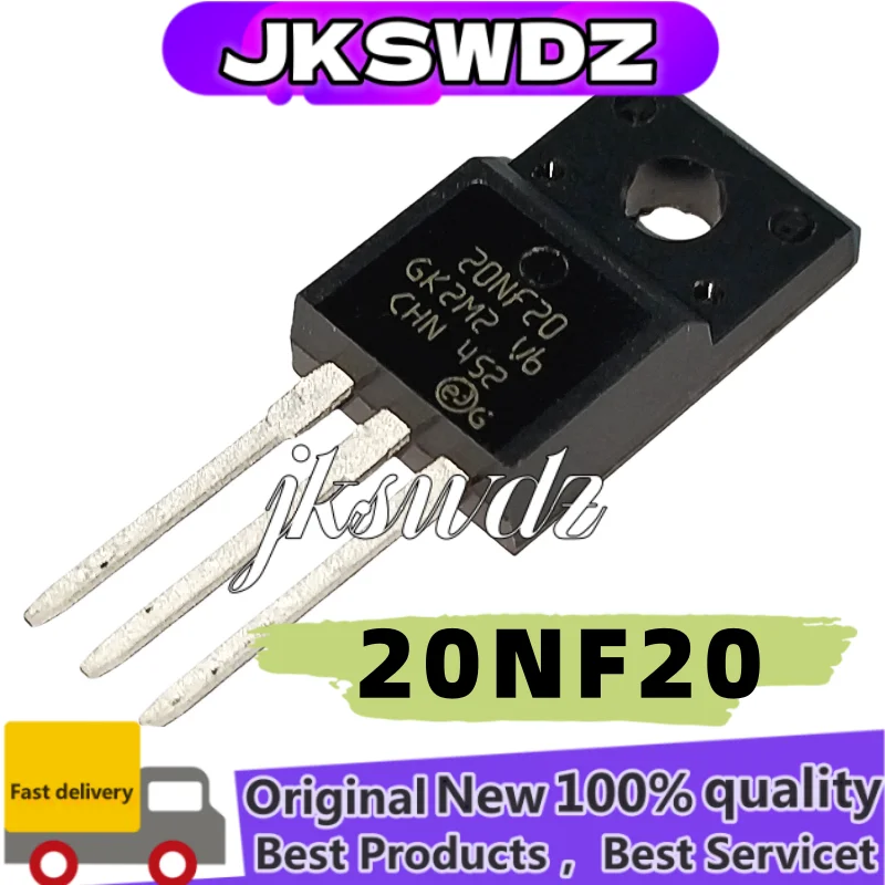 

10-50PCS/LOT 100% NEW STF20NF20, F20NF20 TO-220F Spot MOS Field Effect Power Transistor