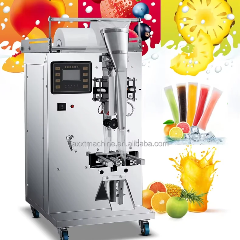 Low Price Multifunctional Vertical Automatic Packaging Ice Bag Water Filling Making Juice Liquid Packaging Machine