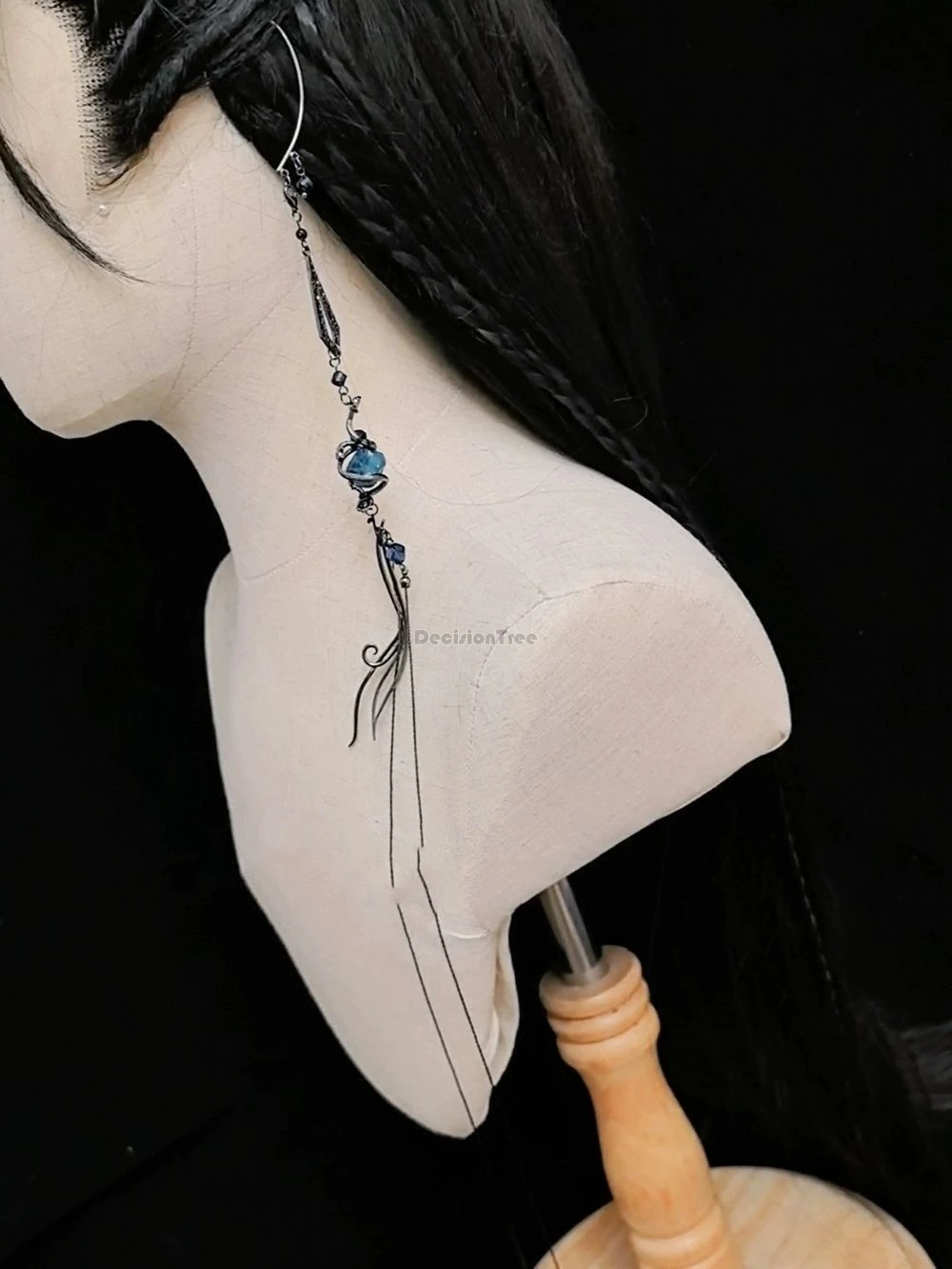 

Новые длинные серьги 2026 года в китайском старинном стиле, аксессуар для ханьфу, улучшенные ретро-серьги с модными струящимися кисточками, длинные серьги-подвески