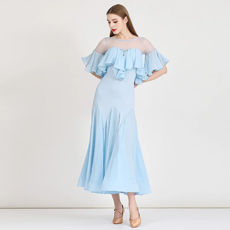 

ODBD1364 Hot Sale High Quality Performance Wear Women Ballroom Competition Dress