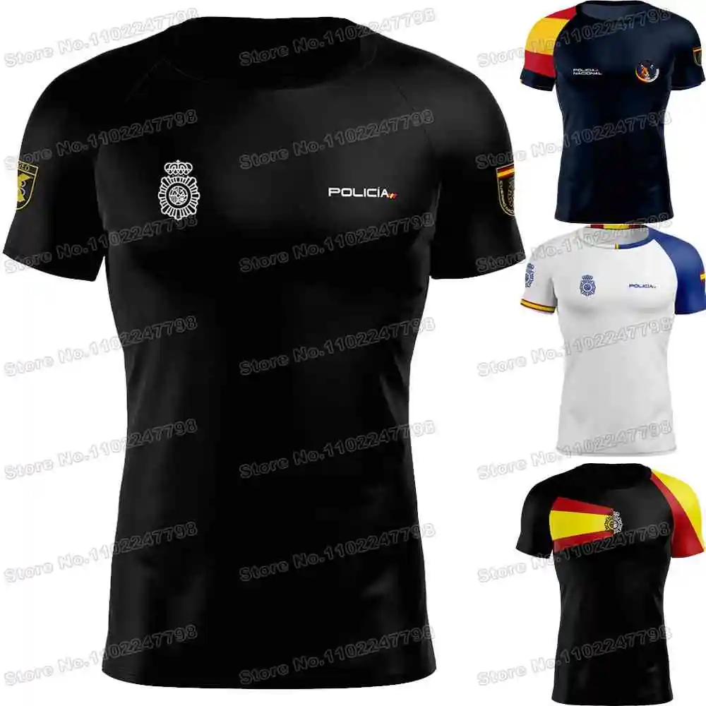 2024 Spain T Shirt Men Outdoor Shirts CNP Clothing Training Tops Downhill MTB Jersey Running Sportswear