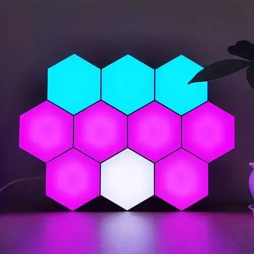 Smart Life Led  Lamp Hexagon Wifi Night Light Hexagonal Led Light for Gaming Room