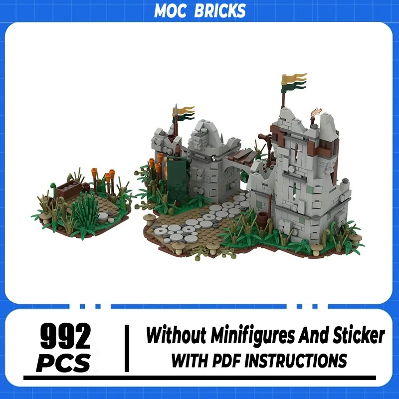 Magical Rings Moc Building Blocks Movie Scene Hide Camp Model Technology Bricks DIY Assembly Street View Toys  Gifts