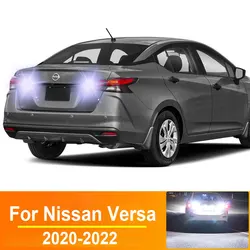 2PCS For Nissan Versa 2020 2021 2022 LED Lamp Backup Bulbs Reverse Lights Canbus Error Free T15 W16W White