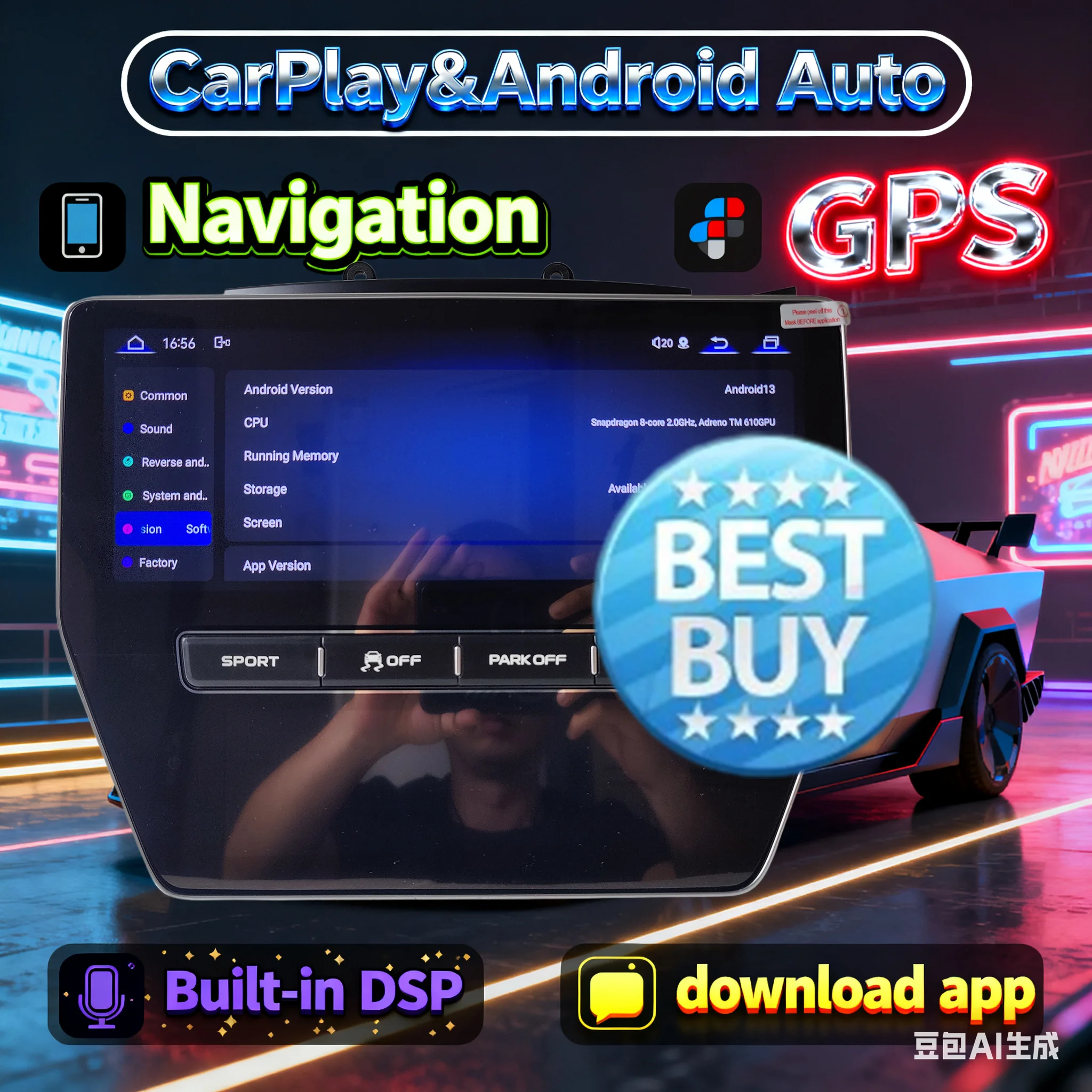 For Maserati GT GranTurismo 2007-2015 Android  Style Car Audio Car GPS Navigation for Car Multimedia Stereo Apple Carplay