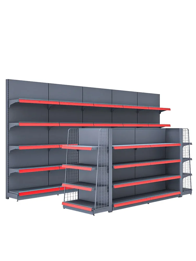 Shelf display rack commissary convenience store single-sided double-sided wall shelf multi-layer snacks