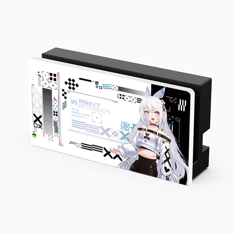 Capa protetora macia para Nintendo Switch, Cool Cute Anime Game Card, TPU Shell para menina, OLED Lite Dock