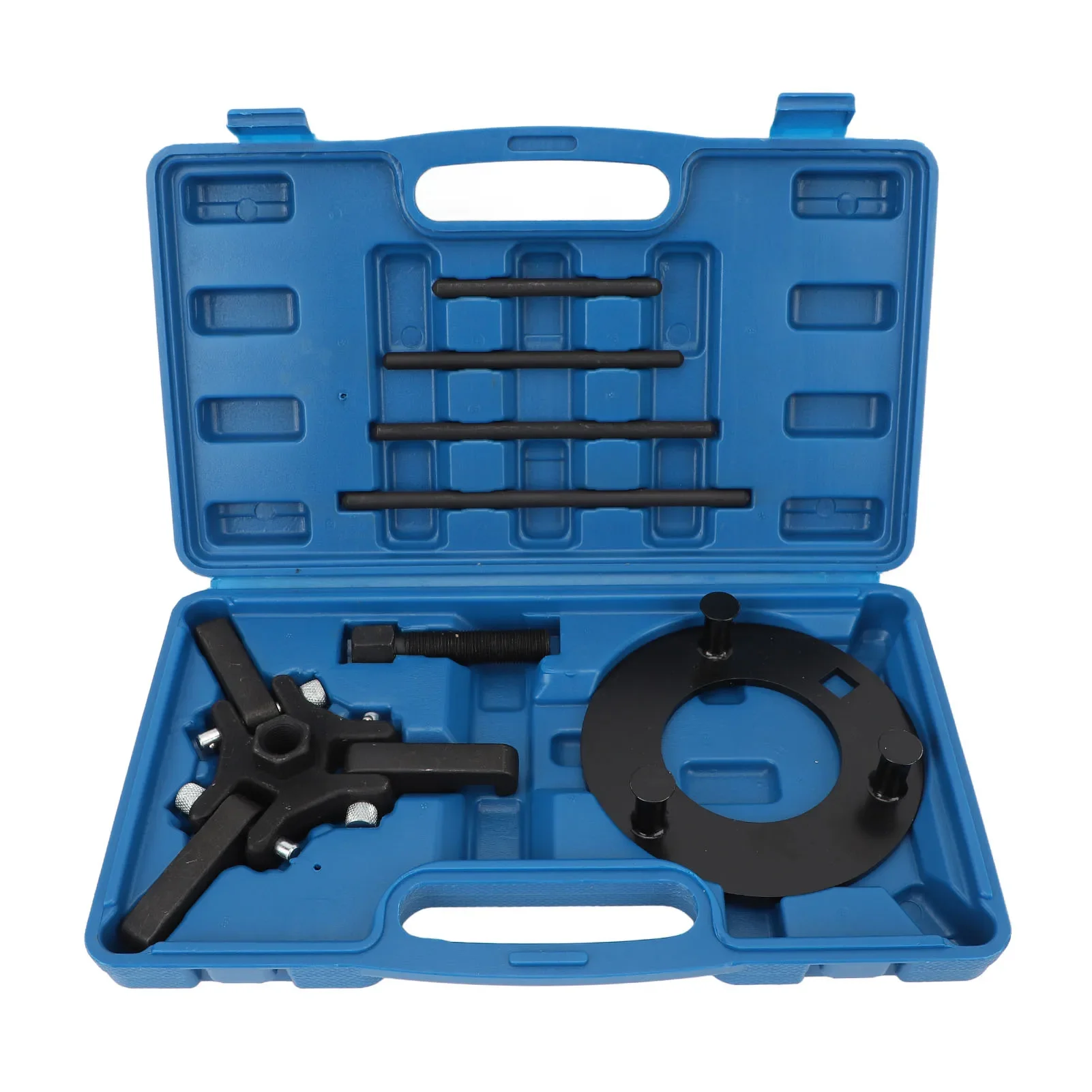 

Heavy-Duty Carbon Steel 3-Jaw Adjustable Harmonic Balancer Puller Set for Ford V8 Engines - Precision Crankshaft Pulley Removal