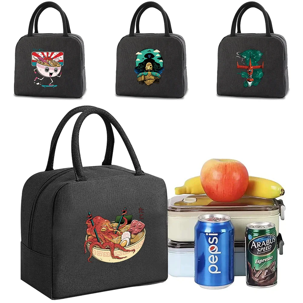 

Lunch Bags Cooler Box Thermal Cold Food Container School Picnic Men Women Kids trip Dinner Tote Insulated Portable Canvas bags