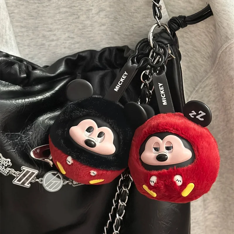 

Genuine Mickey Mouse Fun Collision Series Blind Box Vinyl Plush Keychain Bag Ornament Collectible Gift Toy Mystery Box Cute Doll