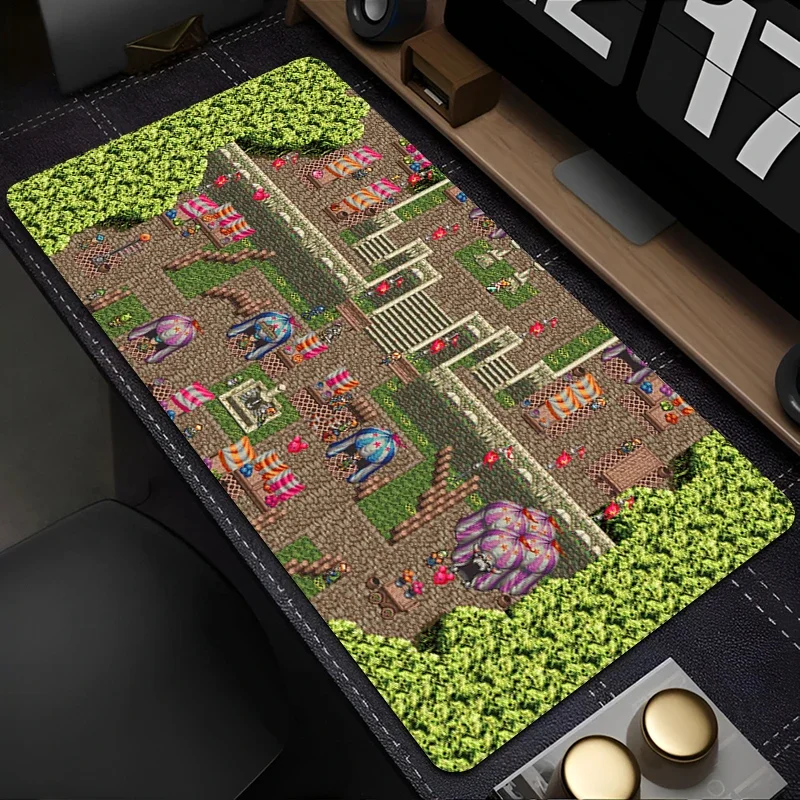 لوحة ماوس للكمبيوتر المحمول Pixel Art HD Print Anime Mousepad PC C-chrono Trigger Gamer لوحة المفاتيح ملحقات ألعاب الكمبيوتر حصيرة مكتبية #1