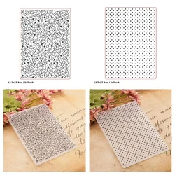 Plastic Embossing Folder DIY Craft Template Molds Stamp Stencils Scrapbook Paper Cards Photo Album Making Tool 12.7x17.8cm