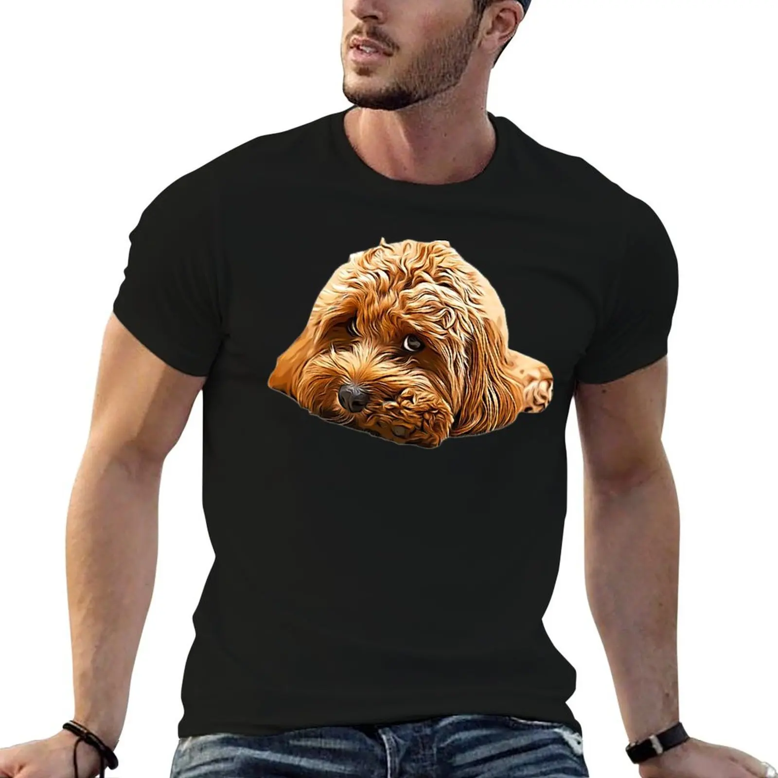 Cavapoo Cavoodle Cockerpoo Puppy Designer Dog Poodle Mix T-Shirt clothes custom t-shirts plain white t shirts men