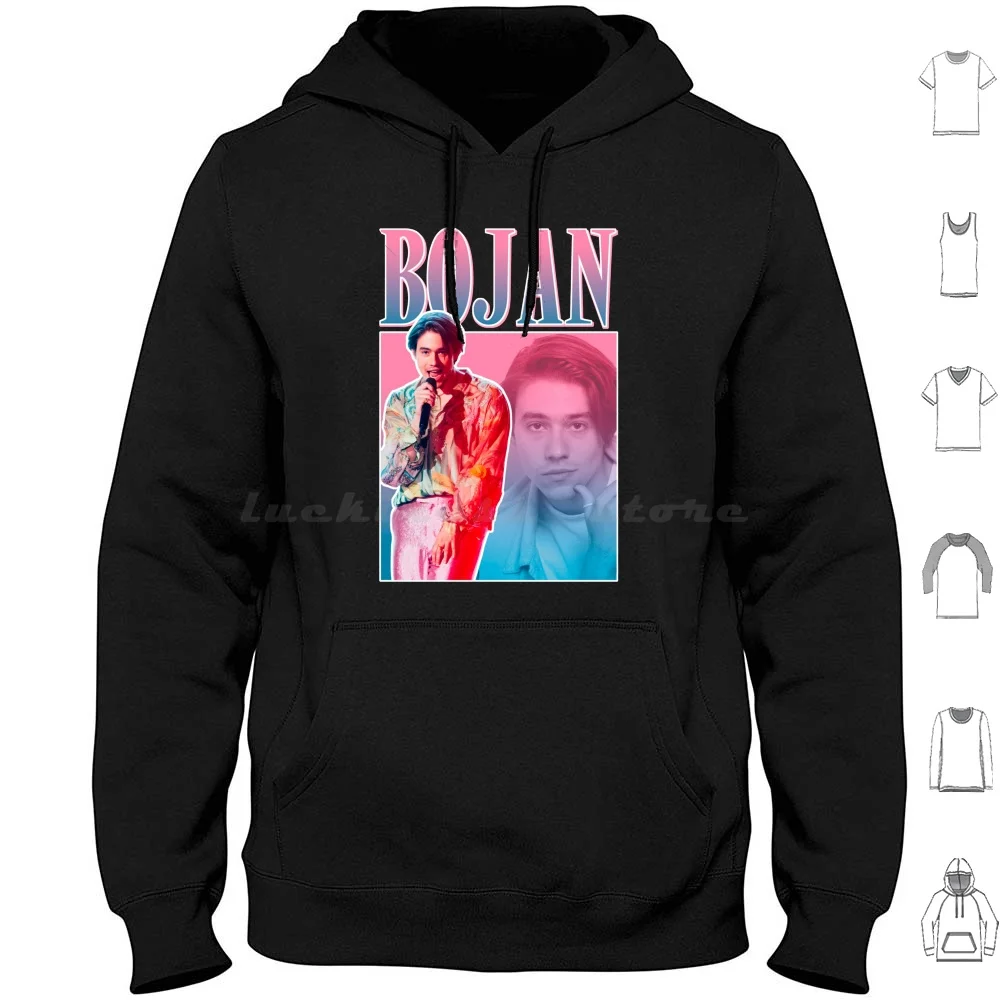 Bojan Joker Out Carpe Diem Song Contest 2023 Slovenia Y2k Hoodie Cotton Long Sleeve Joker Out Joker Out Carpe Diem Joker Out