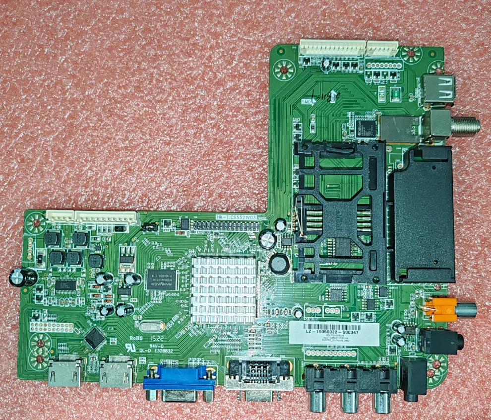 

HK-T.CS5521V03 The LED TV motherboard has been tested and photographed