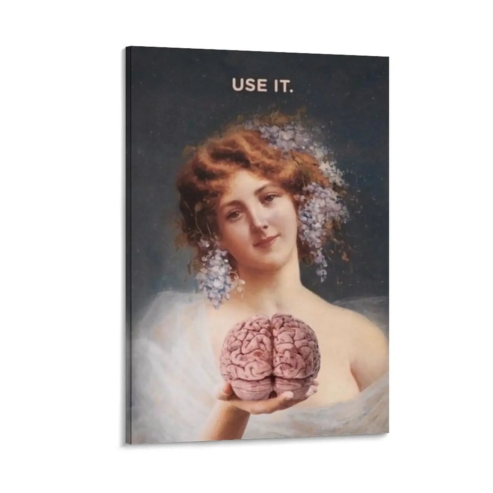 

girl with excellent advice - use it Canvas Painting Paintings on canvas for living room wall decoration painting Paintings