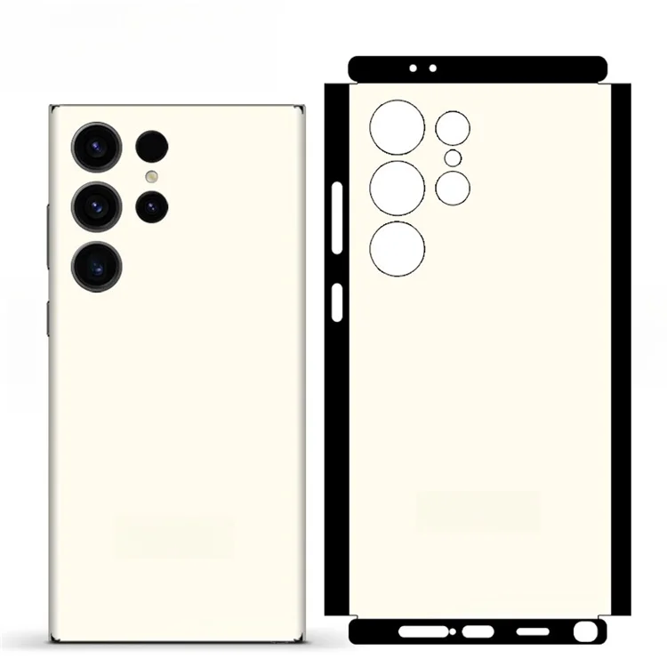 Plain Color Skin for Samsung Galaxy S26 S24 S22 S25 S20 Ultra / Note 20 Ultra 10 S10 Plus Back Screen Protector Sticker