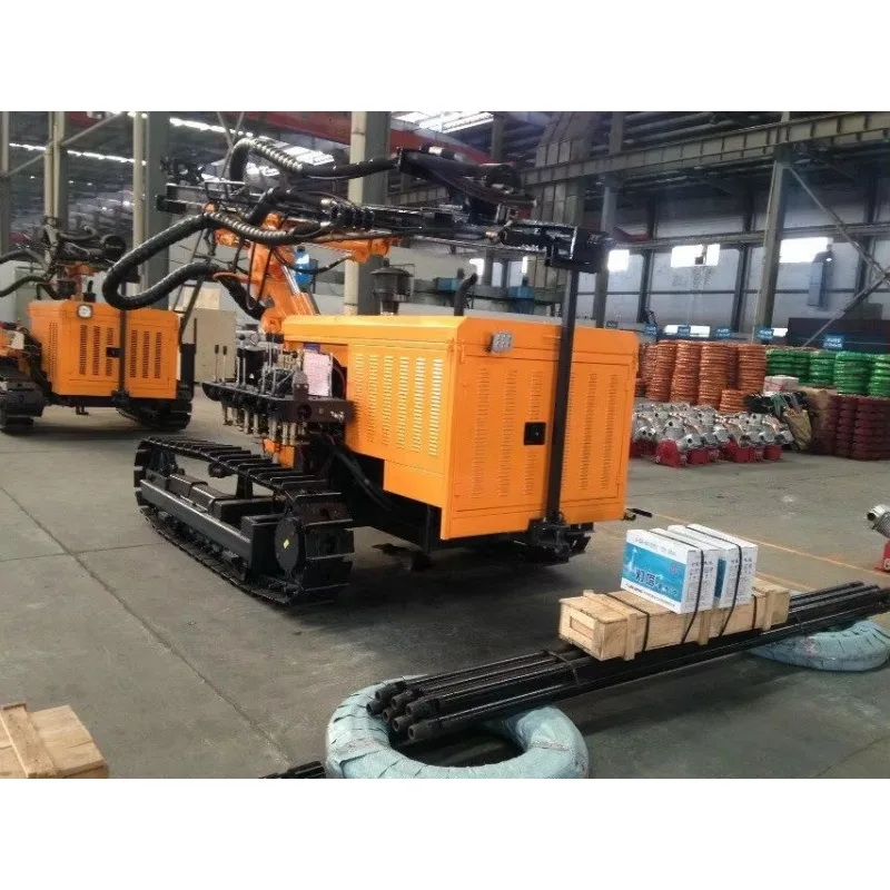 KG910A Low Wind Pressure Rotary Drilling Rig Stone Hole Drill Machine with Gear Pump Motor Core Components