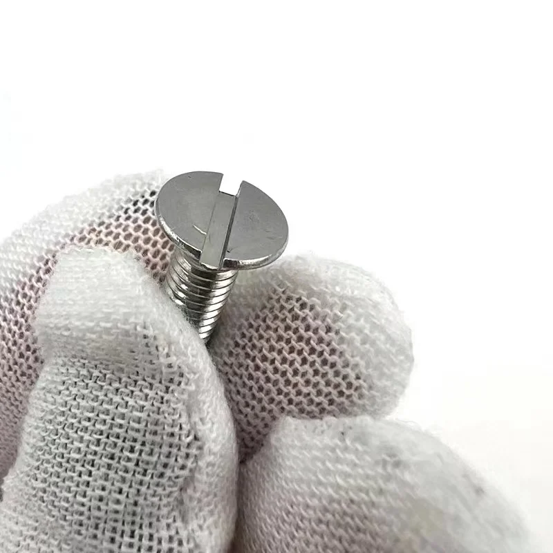 10/50pc M1.6 M2 M2.5 M3 M4 M5 M6 304 A2-70 stainless steel GB68 Metric Threaded Slotted Flat Countersunk Head Machine Screw Bolt