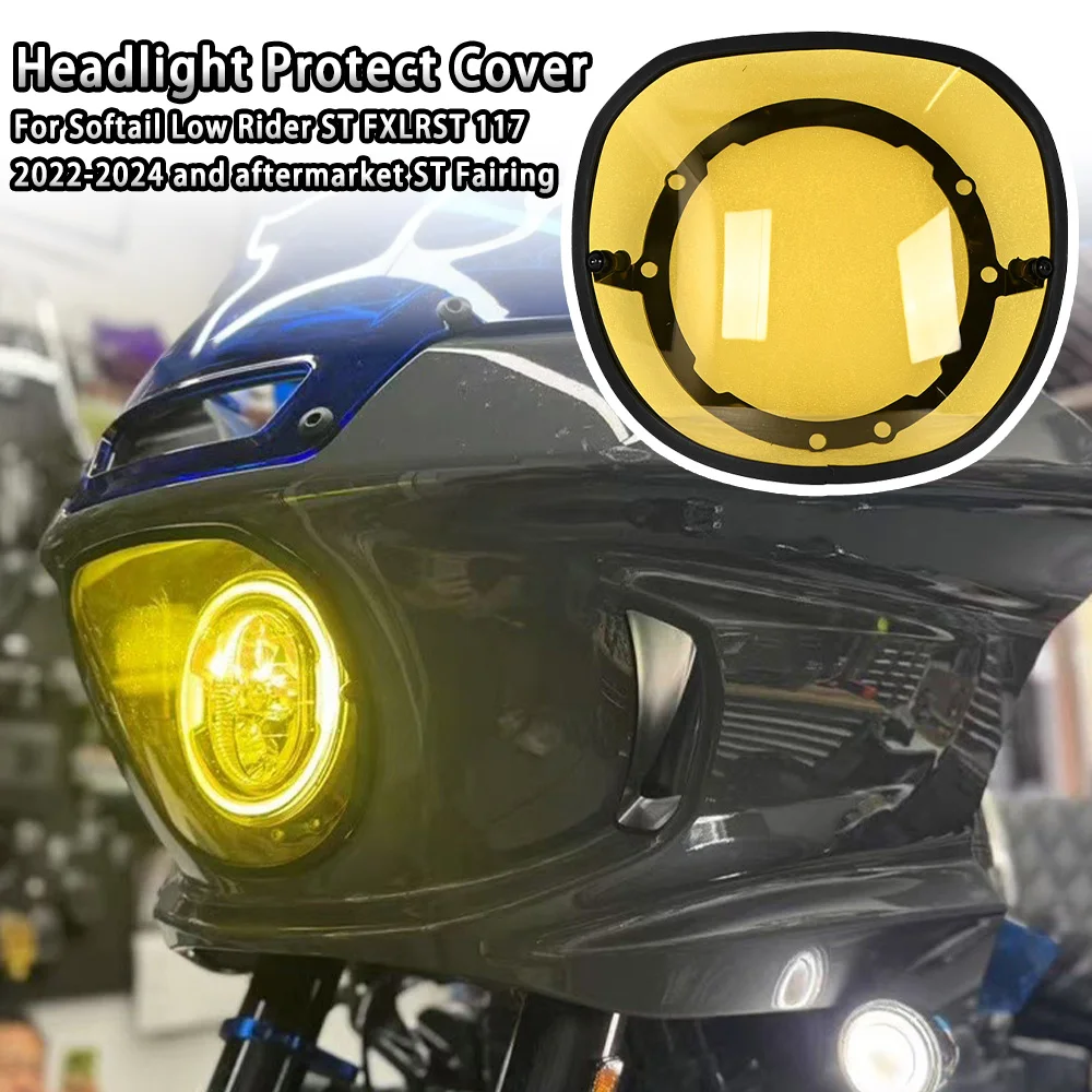 

Motorcycle Headlight Protect Cover for Harley Softail Low Rider ST El Diablo FXRST FXLRST 2022 UP