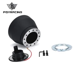 Black Racing Steering Wheel Hub Adapter Boss Kit For BMW E30 PQY-HUB-E30