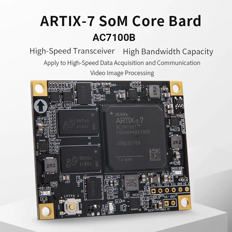 ALINX SoM AC7100B: XILINX Artix-7 XC7A100T FPGA Core Board Industrial Grade Module