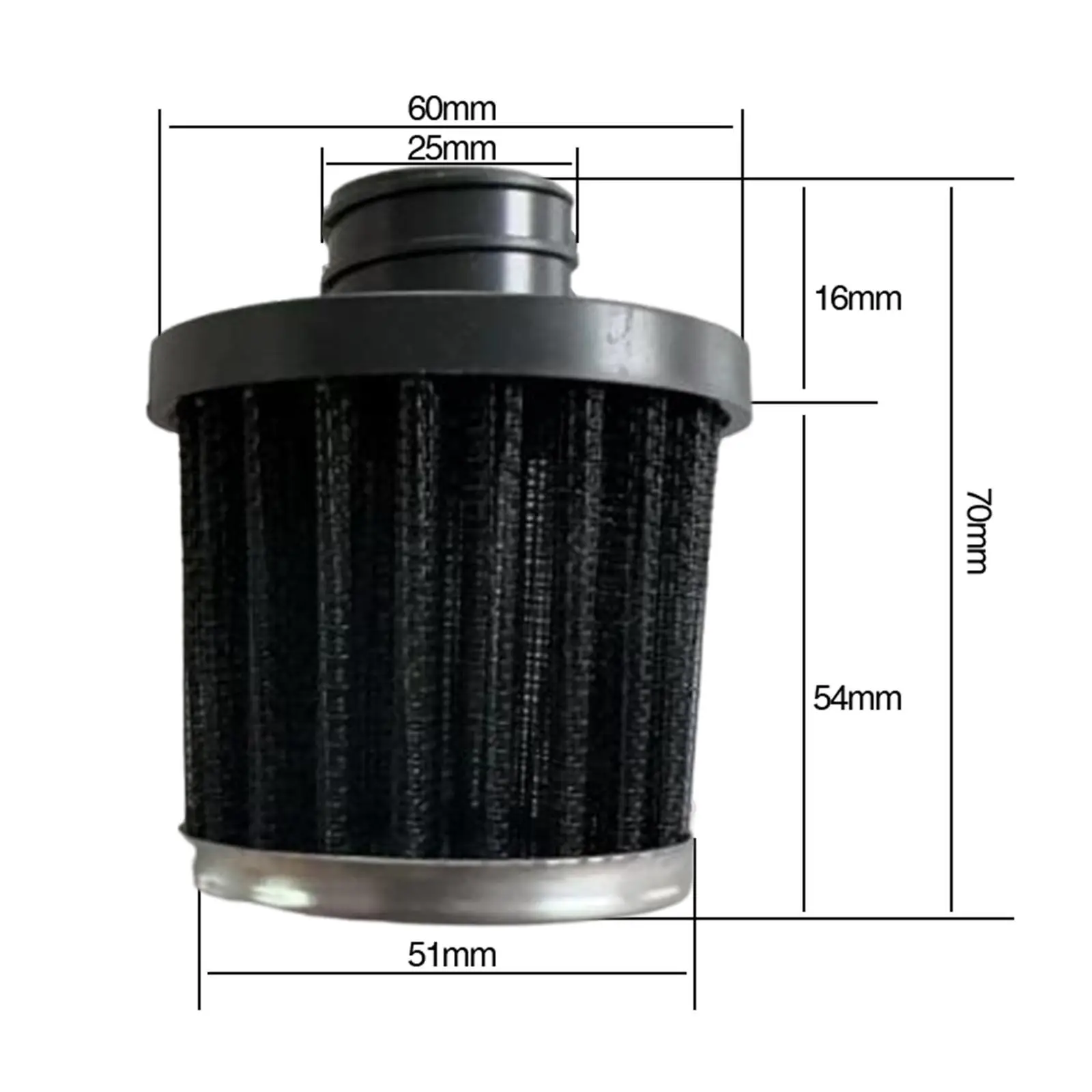 Parking Heater Air Intake Filter Assembly Repair Accessory for 25mm Air Intake Pipes Spare Parts Professional Connector Washable