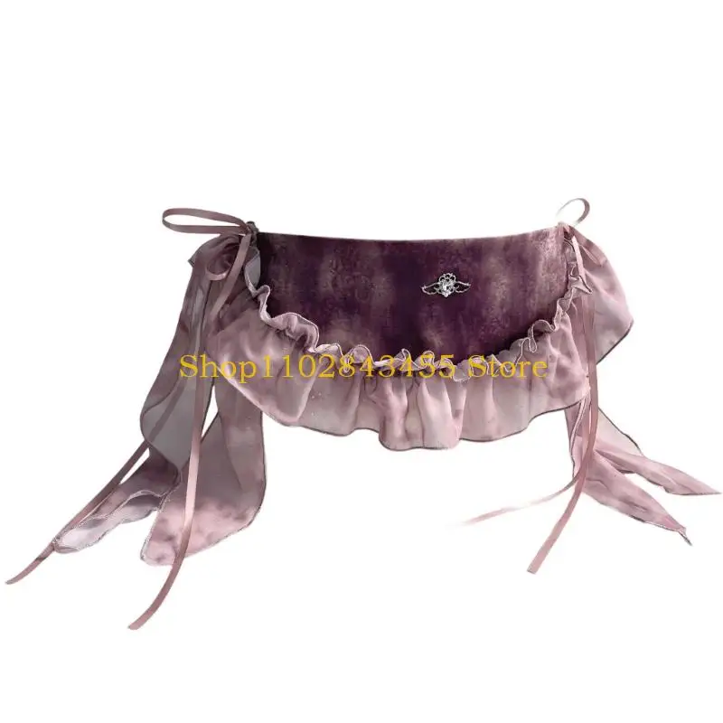 49MC Elegant Purple Scarf Multi Functional Beach Wrap Lightweight Quick Dry Fabric For Vacation Supplies