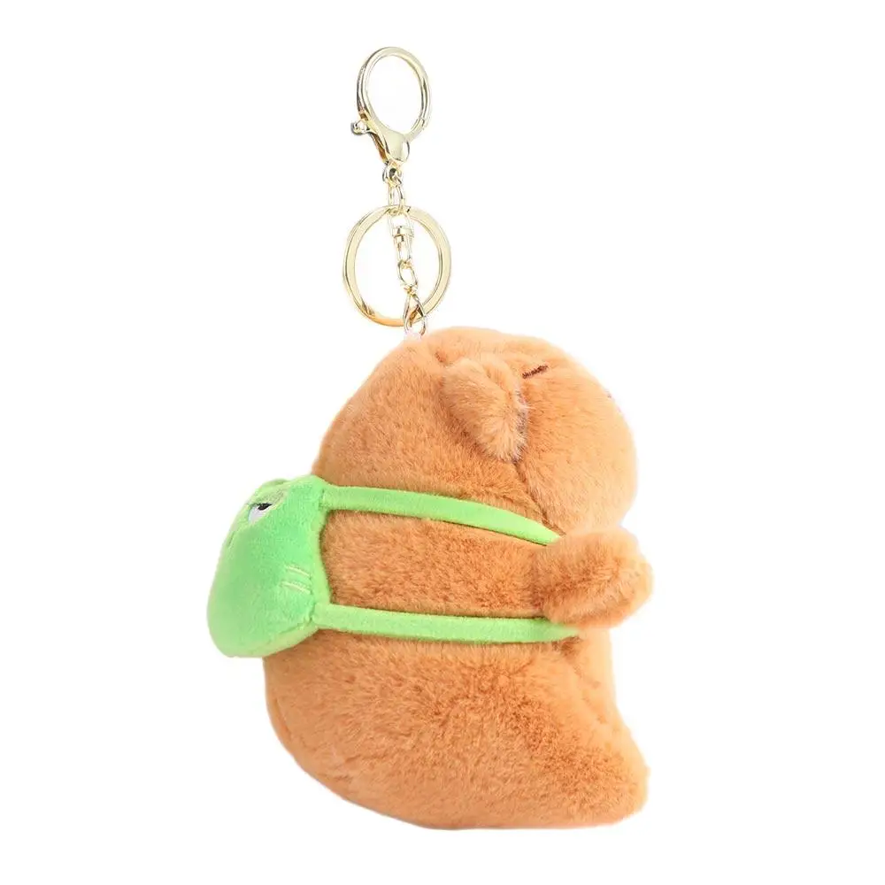 

Capybara Simulation Capibara Keychain Simulation Frog backpack Capybara Plush Pendant Cloth Doll Plush Stuffed