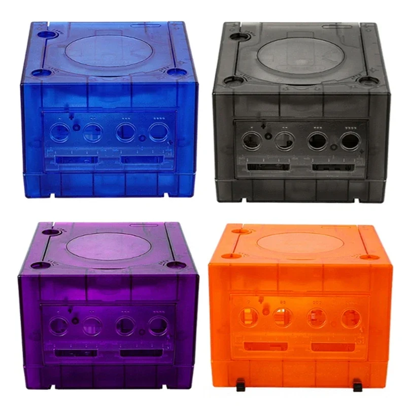 8 Farben Klare Hülle für Gamecube NGC Retro-Konsole Ersatzgehäuse Transparente Abdeckung DOL-001 DOL-101 – Detail 4
