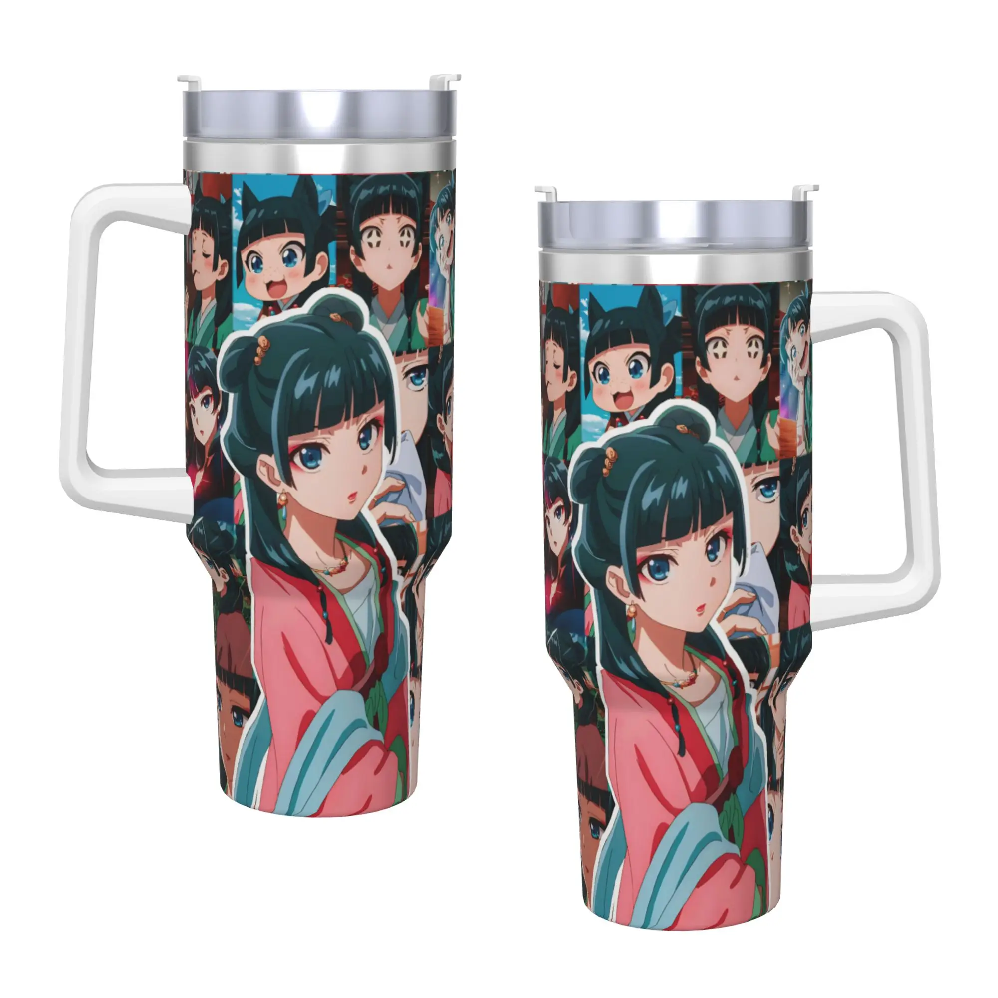 

Стакан из нержавеющей стали The Apothecary Diaries Maomao, аниме, кофейная кружка, сохранение тепла, кружки для напитков, чашка для вождения, бутылка для воды