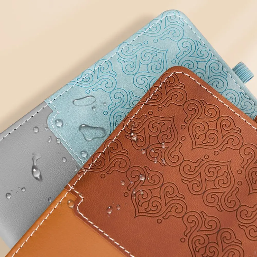 غطاء جلد PU دفتر ملاحظات A5 بخط أفقي سميك دفتر مكتب الأعمال مقاوم للماء دفاتر الملاحظات الطلابية المقاومة للاهتراء #2